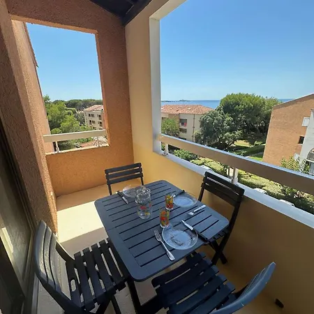 شقة Cap - Coquet T2 Front De Dans Domaine Avec Piscine Et Tennis Mae-5634